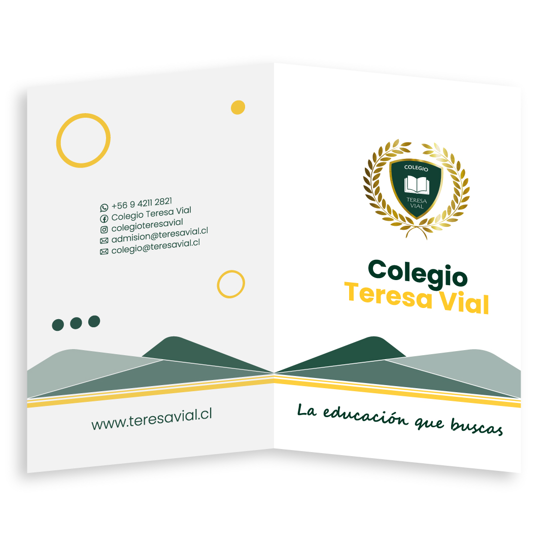 Carpeta Corporativa en papel couche 300g en imprenta miva.cl